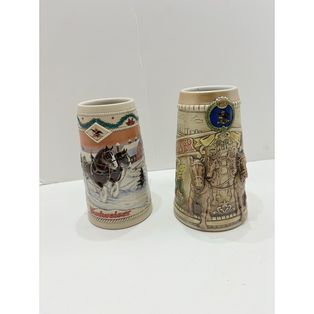 Budweiser & Stroh's Beer‎ Steins